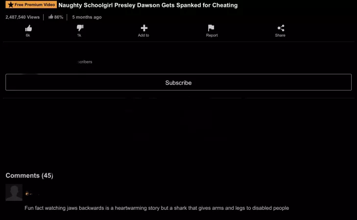 Wholesome fun fact on f**king porn