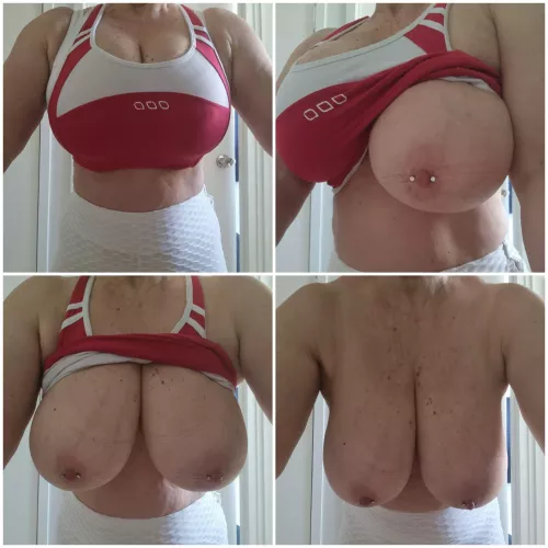 why I wear more then 1 sports bra 😋xx 57yo (f) (OC) 🇦🇺