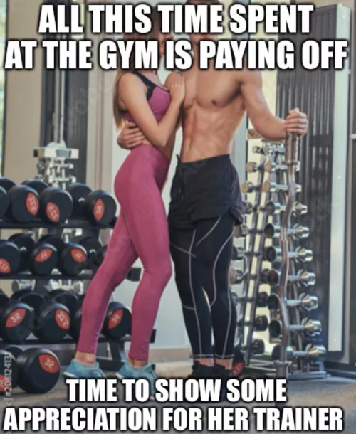 Wifey and personal trainer 😍