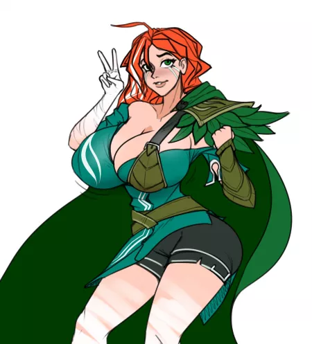 Windranger's new model gave her quite the upgrade (Lewdreaper)