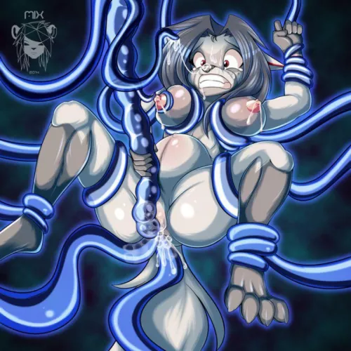 Wonder if she’s trying to stope them fucking or the egg impregnating