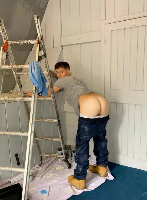 Working hard today 😏