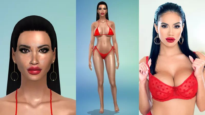 Working on a 3d version of Victoria for the Sims4
