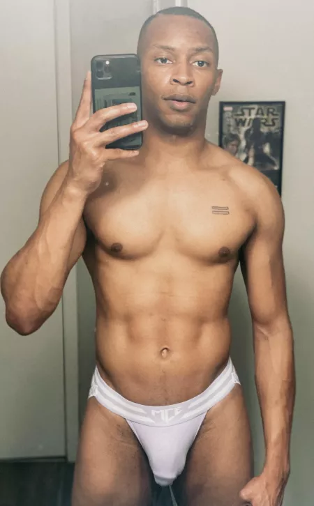 Working out in a jock definitely hits differently.