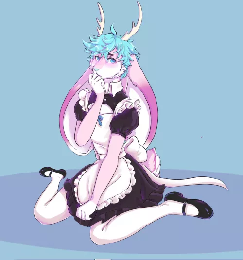 Worried little bunny (art by me @september_foxx on twitter)