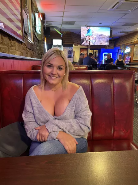 Would anyone like to be my date at the bar?