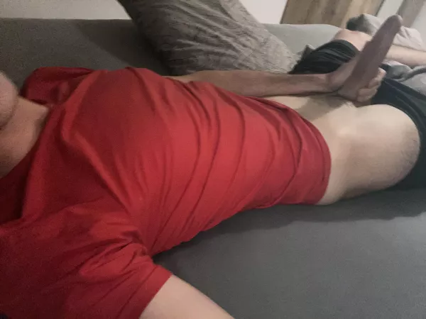 Would you sit on my cock?😜