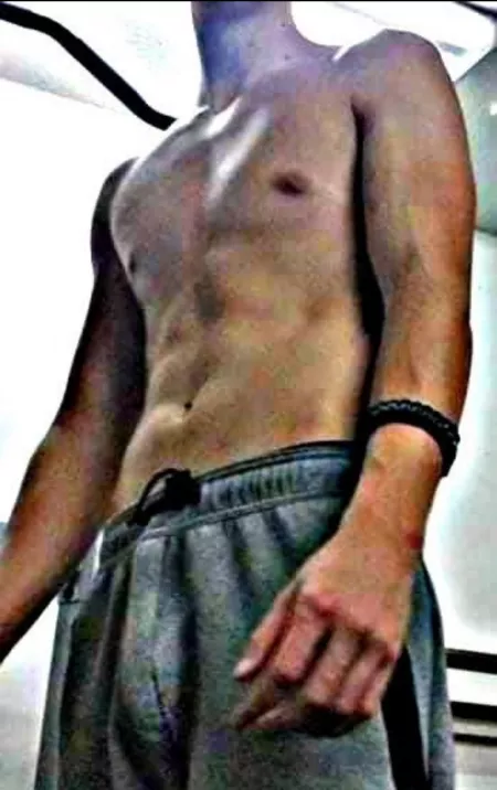 Would you want to take off his shorts and see what monster he has under them? 👀