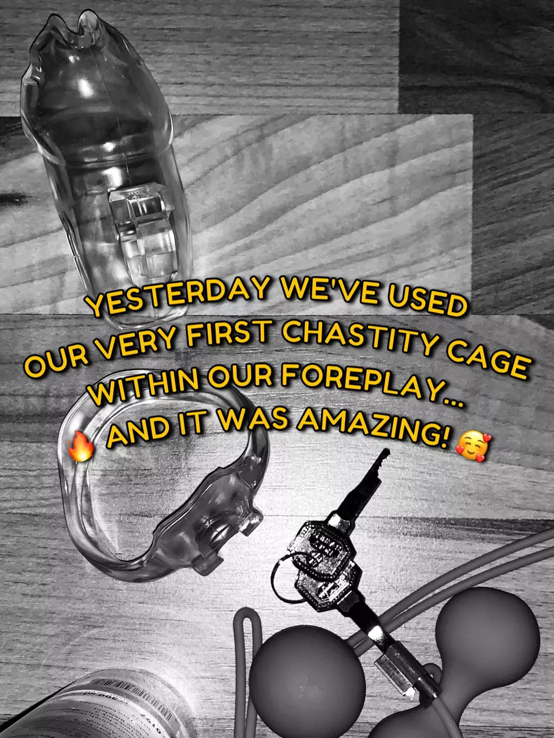 Yesterday me and my girlfriend used our very first chastity cage on me… And it was amazing! A detailed writing will follow! Yesterday me and my girlfriend used our very first chastity cage on me… And it was amazing! A detailed writing will follow!