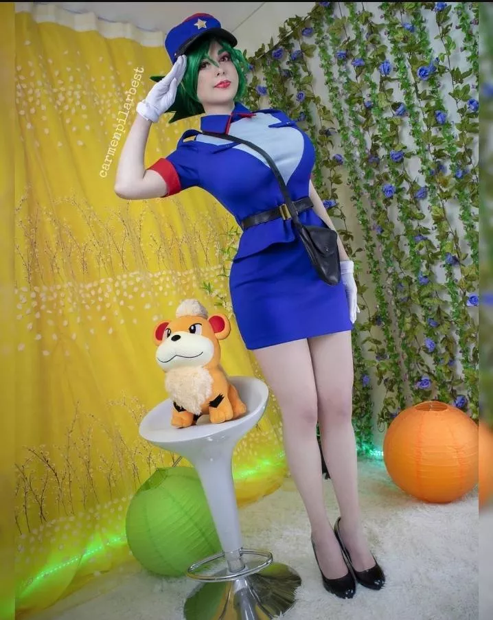 You look cute and harmless. Let's have a pokemon battle, pokemon officer Jenny cosplay by Carmenpilar best You look cute and harmless. Let's have a pokemon battle, pokemon officer Jenny cosplay by Carmenpilar best