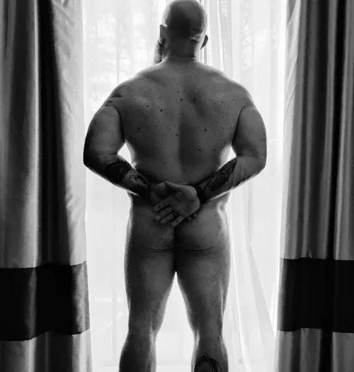 You may not be able to see it, but the chest hair game is strong with me.