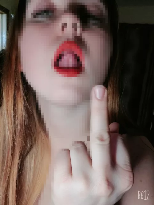 You wish I would say I love you, but instead you have the pleasure of being told to fuck off by me. The only time you are useful to me is when you open your wallet and you haven't even done that for me yet today, have you??