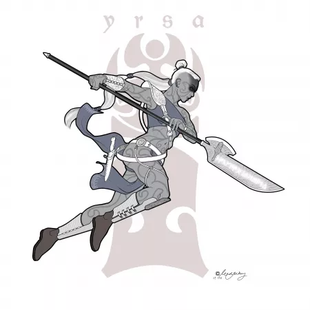 “Yrsa, Goliath Rune Knight”, Me, Digital, 2021
